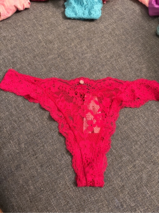 Victoria's Secret Other - Victoria's Secret Hot Pink Lace Thong dream angels new